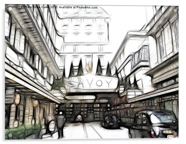  Savoy Hotel 2 Acrylic by Sharon Lisa Clarke
