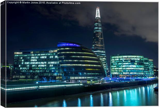 City Hall and the Shard  Canvas Print by K7 Photography