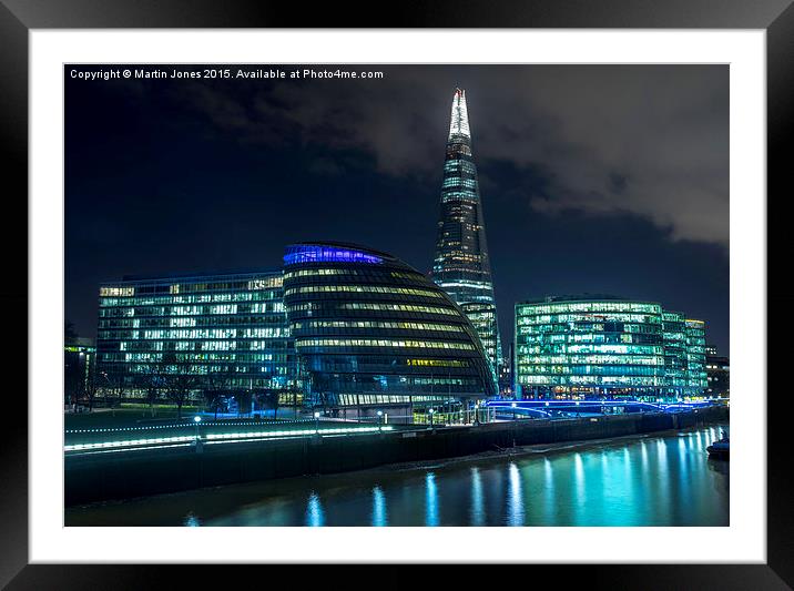 City Hall and the Shard  Framed Mounted Print by K7 Photography