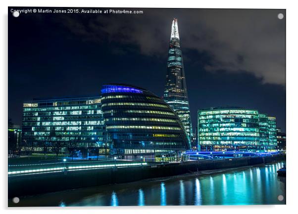 City Hall and the Shard  Acrylic by K7 Photography