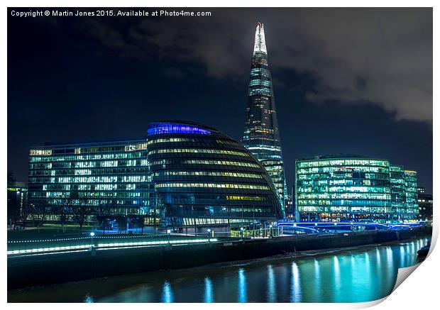 City Hall and the Shard  Print by K7 Photography