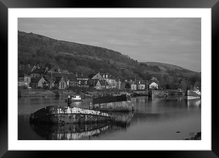 Bowling Harbour 13 Framed Mounted Print by Iain McGillivray