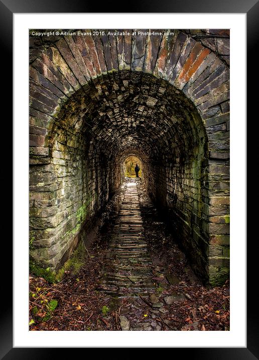 What Lies Ahead Framed Mounted Print by Adrian Evans