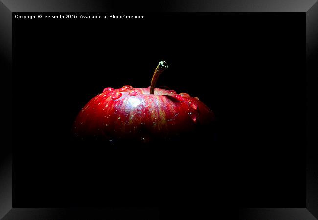  magic apple  Framed Print by lee smith