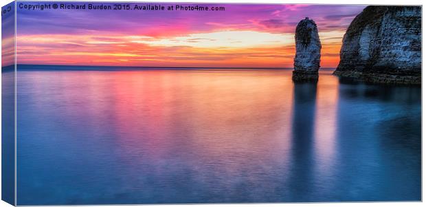  Summer Sunrise, Selwicks Bay, Flamborough Canvas Print by Richard Burdon