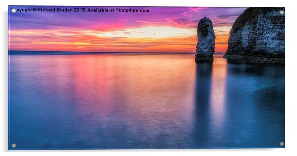  Summer Sunrise, Selwicks Bay, Flamborough Acrylic by Richard Burdon
