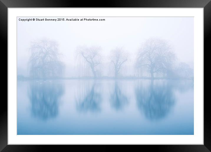  Ghostly Reflections Framed Mounted Print by Stuart Gennery