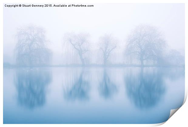  Ghostly Reflections Print by Stuart Gennery