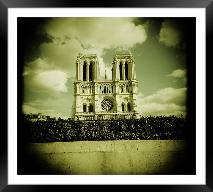 Notre Dame Paris Framed Mounted Print by Duncan Snow