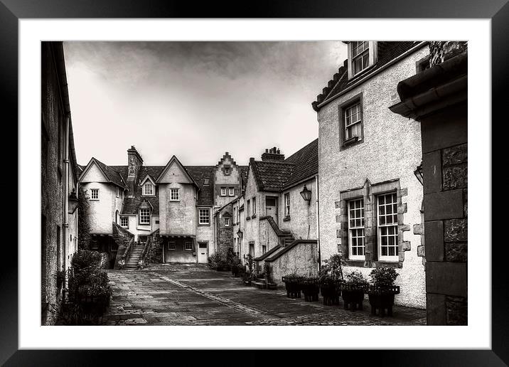 White Horse Close - B&W Framed Mounted Print by Tom Gomez