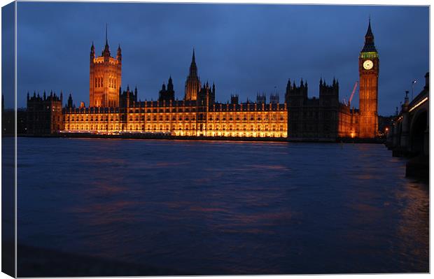Houses of Parliament  01 Canvas Print by Iain McGillivray