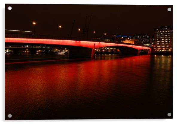 London Bridge 5 Acrylic by Iain McGillivray