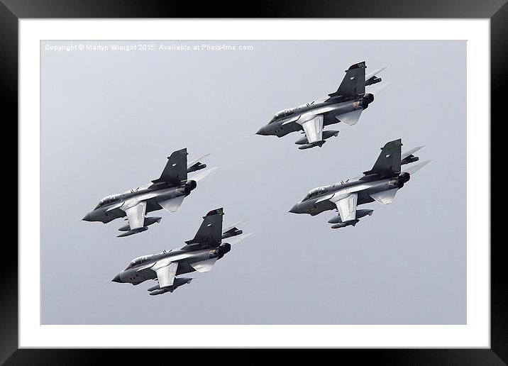  Panavia Tornado fly pass Framed Mounted Print by Martyn Wraight
