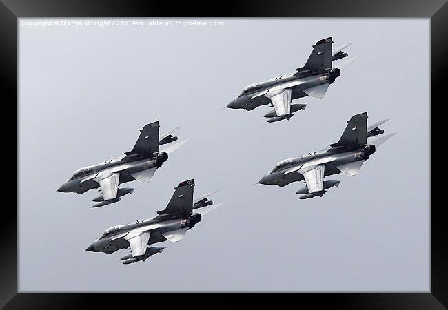  Panavia Tornado fly pass Framed Print by Martyn Wraight