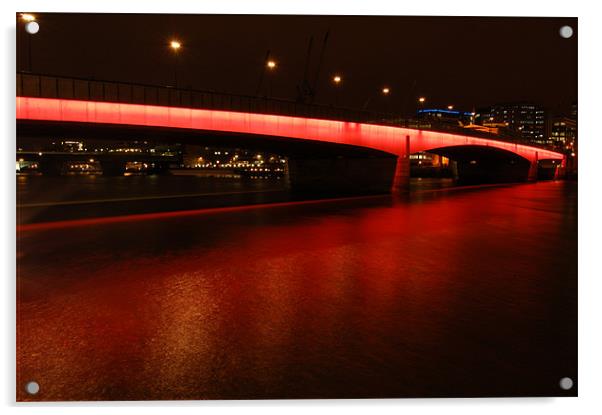 London Bridge 06 Acrylic by Iain McGillivray