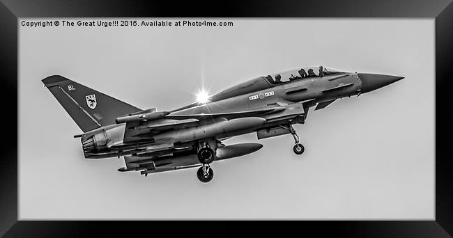 Eurofighter Typhoon Framed Print by David Charlton