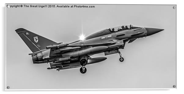 Eurofighter Typhoon Acrylic by David Charlton