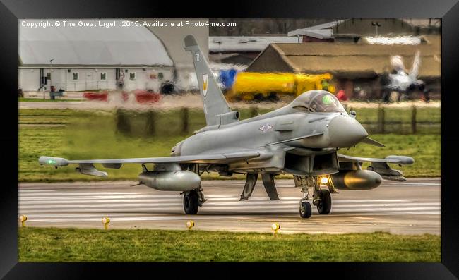 Eurofighter Typhoon Framed Print by David Charlton