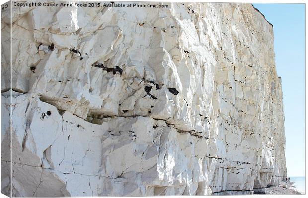     Seven Sisters At Birling Gap Canvas Print by Carole-Anne Fooks