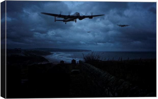  Lancaster Bombers Canvas Print by Jason Green