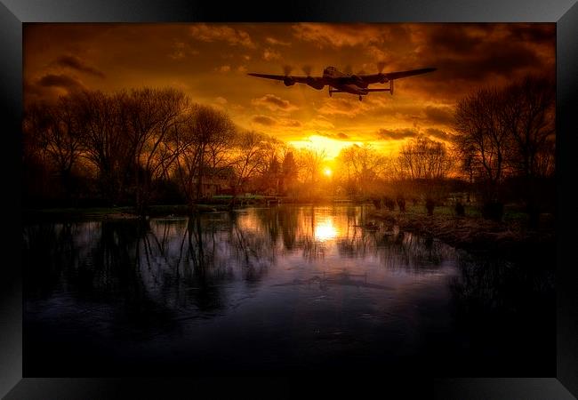  Lancaster Bomber Framed Print by Jason Green