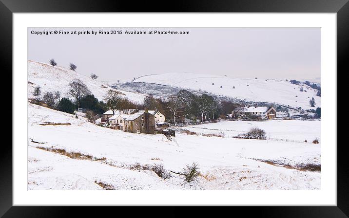  Snowy Wardle Framed Mounted Print by Fine art by Rina