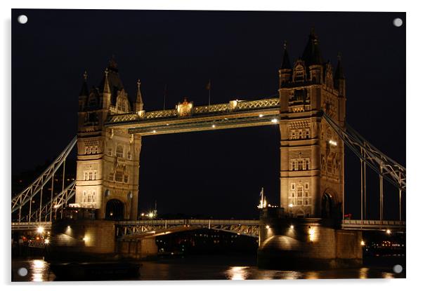 Tower Bridge Acrylic by Iain McGillivray