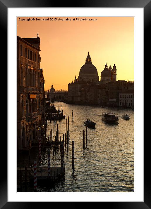  Ah Venice Framed Mounted Print by Tom Hard