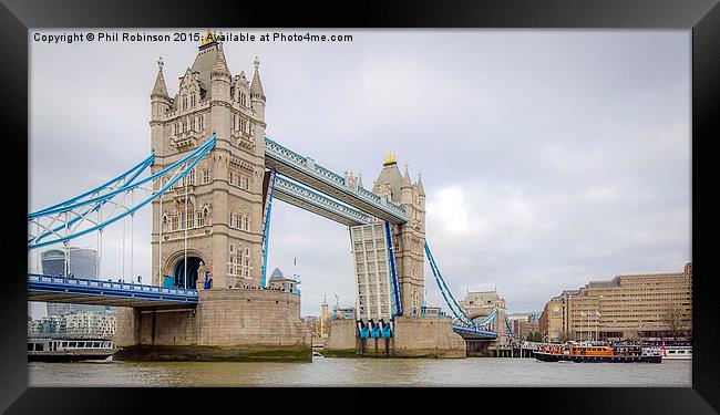  MV Havengore and Tower Bridge Framed Print by Phil Robinson