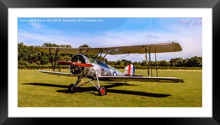 Avro Tutor - Colour Version Framed Mounted Print by Barrie May