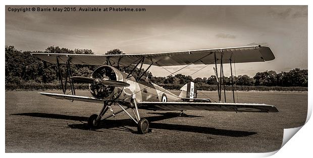 Avro Tutor - Vintage Processing Print by Barrie May