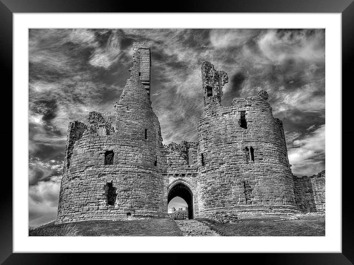  Dunstanburgh Castle Framed Mounted Print by Terry Sandoe