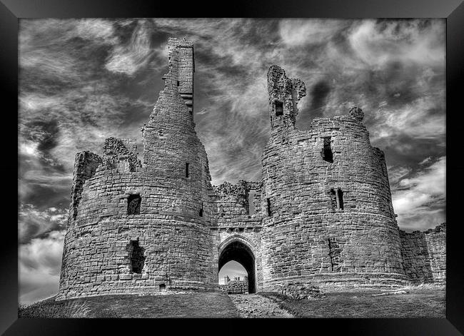  Dunstanburgh Castle Framed Print by Terry Sandoe