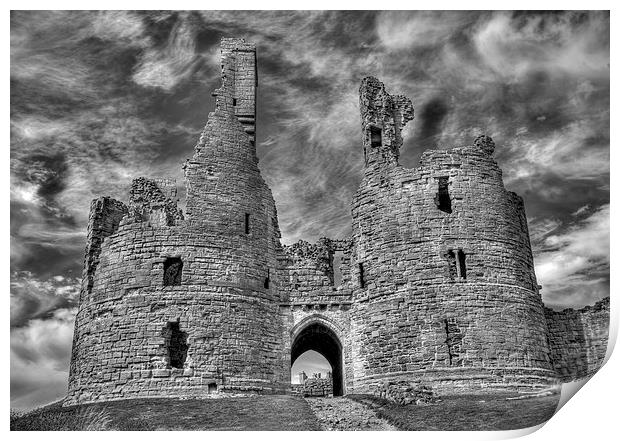  Dunstanburgh Castle Print by Terry Sandoe