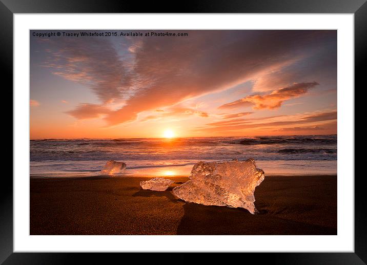 Fire and Ice  Framed Mounted Print by Tracey Whitefoot
