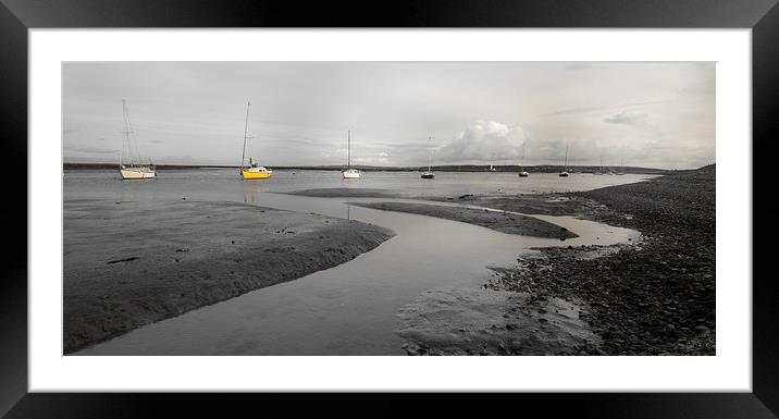  Keyhaven Spit Framed Mounted Print by Simon Mills