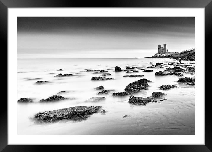  Reculver - long exposure. Framed Mounted Print by Ian Hufton