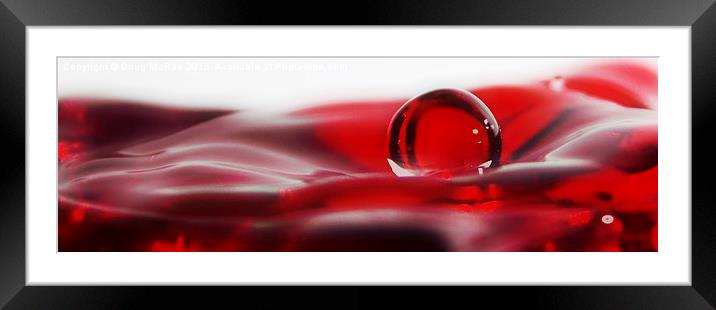  red bubble Framed Mounted Print by Doug McRae