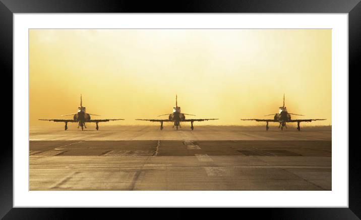 Ready For Takeoff Framed Mounted Print by Matt Durrance