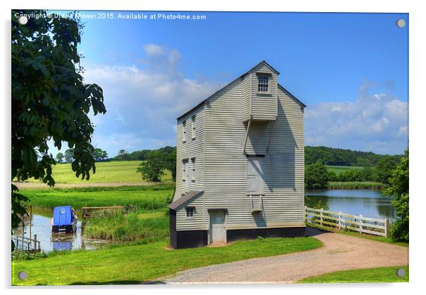  Thorrington Tide Mill Acrylic by Diana Mower