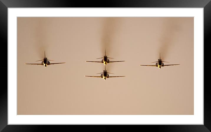 Red Arrows Gypo Section  Framed Mounted Print by Matt Durrance