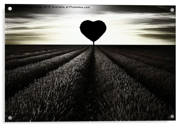  The little black heart tree  Acrylic by Heaven's Gift xxx68