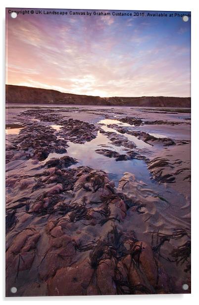 Compton Beach Sunrise Acrylic by Graham Custance