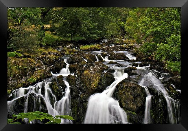  Swallow Falls Framed Print by Scott Anderson