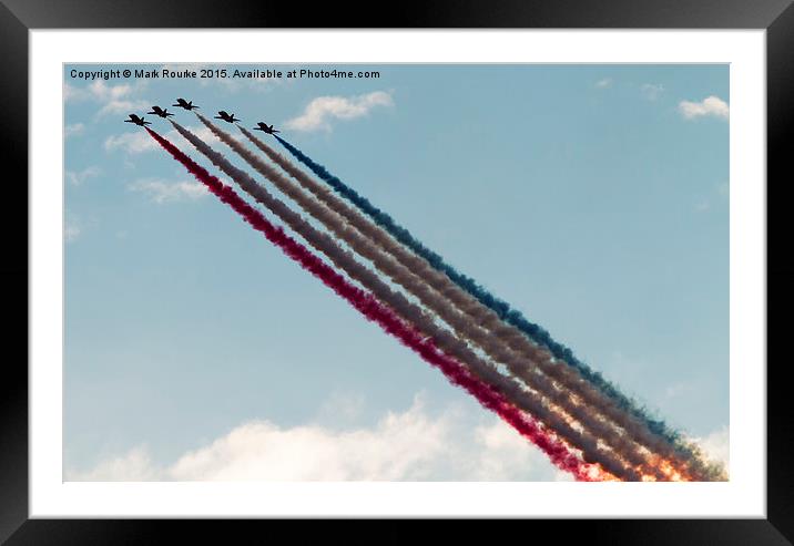  The Wild Blue Yonder Framed Mounted Print by Mark Rourke