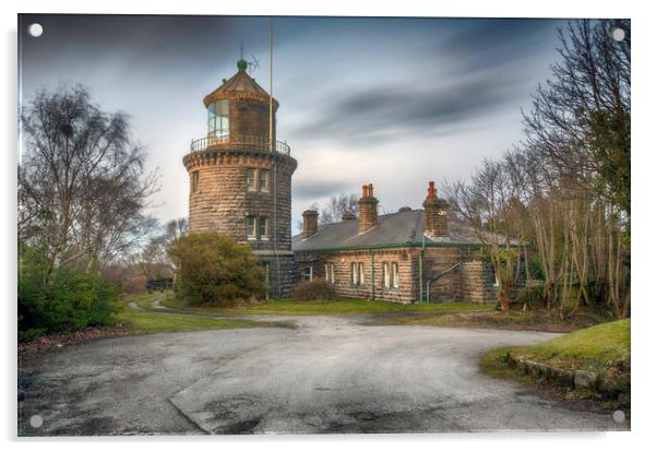  "Bidston Lighthouse" Acrylic by raymond mcbride