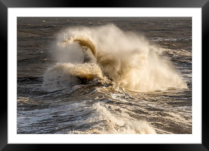 Waves Framed Mounted Print by Dave Hudspeth Landscape Photography