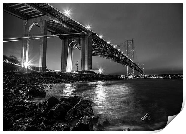  Forth Road Bridge Print by Buster Brown