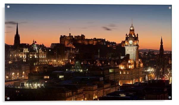 Edinburgh Acrylic by Stephen Taylor