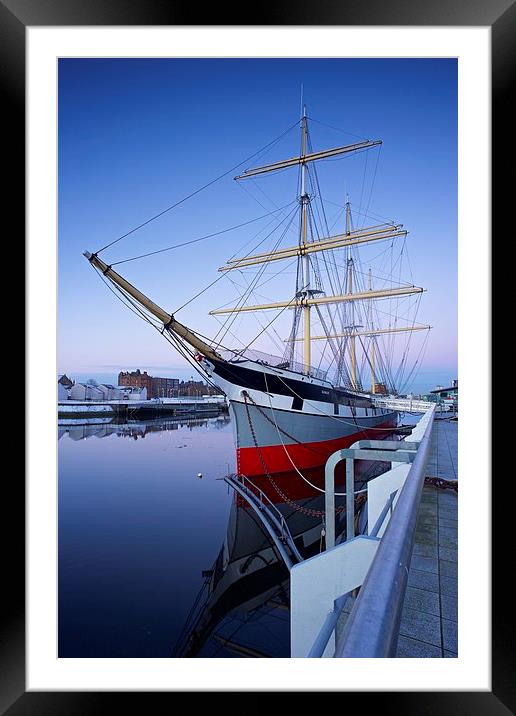 The Tall Ship Glasgow Framed Mounted Print by Stephen Taylor